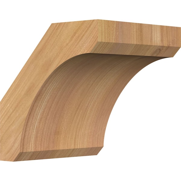 Ekena Millwork 5 1/2"W x 6"D x 6"H Legacy Smooth Knee Brace, Western Red Cedar BRC06X06X06LEC00SWR - main